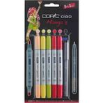 Copic Ciao Marker Kalemi 5+1 Set - Manga 8 - Renkli - Standart
