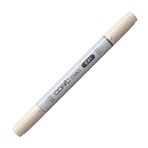 COPIC Ciao Marker Tip E - 41, inci beyazı, çok yönlü yerleşim kalemi, orta genişlikte ve fırça uçlu