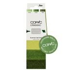 Copic Classic DESIGNER COLLECTION Set Summer Leaf tints, 3 yeşil tonlu markör seti, geniş ve ince uçlu ikiz marker kalem