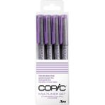 Copic Multiliner Classic 4'lü Teknik Çizim Kalemi Seti - Lavender 0,05/0,1/0,3/0,5