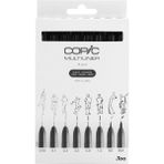 Copic Multiliner Classic 8'li Kalem Seti B - Siyah