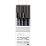 Copic Multiliner Warm Grey 4'lü Kalem Seti - Gri