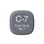 Copic Sketch C-7 Cool Gray No.7 Marker Kalem