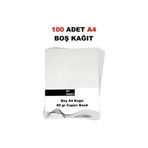 Copier Bond A4 80 gr 100 Yaprak Fotokopi Kağıdı