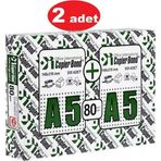 Copier Bond A5 Fotokopi Kağıdı 1000 Adet X 2 Adet (a4 Kağıttan Kesme Değil, Orijinal Fabrikasyon)