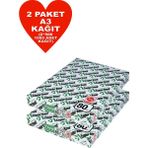 Copier Bond (Ve-Ge) A3 80GR Fotokopi Kağıdı 1000 Adet Kağıt (2PK*500 Kağıt)