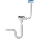 Çöpmak Damlalıktan Yandan Taşmalı Körüklü Evye Lavabo Gider Sifonu Lavabo Sifonu