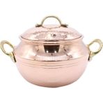 Copperdone El Dövmesi Bakır Tombik Tencere 19 cm