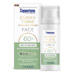Coppertone Every Tone SPF60+ 50 ml Şeffaf Yüz Güneş Kremi