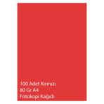 Copymate Kırmızı A4 Fotokopi Kağıdı 100 Adet IT250