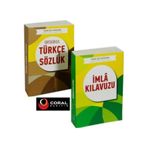 Coral Dağıtım T.D.K. Uyumlu Ortaokul Türkçe Sözlük Ve İmla Klavuzu Seti - 2 Kitap Takım