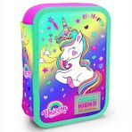 Coral High 11129 Mor Yeşil Unicorn Desenli Kalem Kutusu