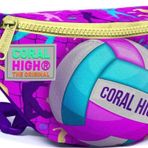 Coral High 11513 Kids Pembe Mor Voleybol Desenli Bel Çantası
