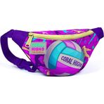 Coral High 11513 Kids Pembe Mor Voleybol Desenli Bel Çantası