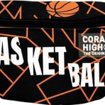 Coral High 11547 Turuncu Siyah Basketbol Bel Çantası