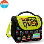 Coral High 11728 Kids Siyah Neon Sarı Game Over Desenli Thermo Beslenme Çantası