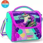 Coral High 11758 Kids Pembe Su Yeşili Unicorn Desenli Thermo Beslenme Çantası