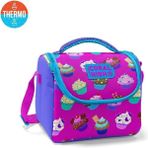 Coral High 11817 Kıdscoral High Kids Lavanta Pembe Cupcake Desenli Thermo Beslenme Çantası