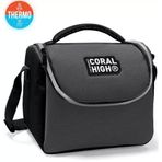 Coral High 11841 Kids Koyu Gri Siyah Thermo Beslenme Çantası