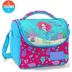 Coral High 11858 Kids Mavi Pembe Deniz Kızı Desenli Thermo Beslenme Çantası