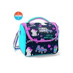 Coral High 11891 Kids Lacivert Pembe Kedili Paten Desenli Thermo Beslenme Çantası