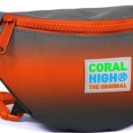 Coral High 12620 Kids Gri Turuncu Renk Geçişli Bel Çantası