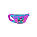 Coral High 12632 Kids Mor Pembe Kedi Desenli Bel Çantası