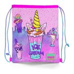 Coral High 12644 Kids Pembe Mor Milkshake Dondurma Desenli İpli Büzgülü Sırt Çantası