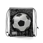 Coral High 12654 Kids Futbol Desenli İpli Büzgülü Sırt Çantası
