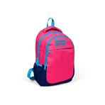 Coral High 14392 K118 Kids Neon Mercan Lacivert Üç Bölmeli Sırt Çantası