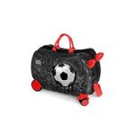 CORAL HIGH 16369 SİYAH FUTBOL DESENLİ OTUR-ÇEK ÇOCUK VALİZİ