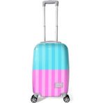 Coral High 16554 Renkli Çizgili Desenli 50 cm Kabin Boy Valiz