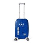 CORAL HIGH 16561 LACİVERT SAKS FUTBOL DESENLİ KABİN BOY (50cm) VALİZ