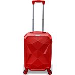 Coral High 16621 Diamond Abs Küçük Boy Kırmızı Valiz