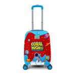 CORAL HIGH 16696 ASTRONOT UZAY DESENLİ MİNİ ÇOCUK VALİZİ