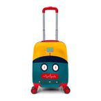 CORAL HIGH 16746 LACİVERT ÇİVİT ROBOT DESENLİ MİNİ ÇOCUK VALİZİ