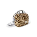 Coral High 16844 Kahverengi Leopar Desenli Omuz Askılı PC Makyaj Çantası