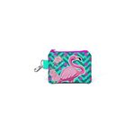 Coral High 21757 Yeşil Pembe Kız Çocuk Kids Flamingo Desenli Bozuk Para Çantası