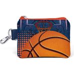 Coral High 21895 Kids Turuncu Lacivert Basketbol Desenli Bozuk Para Çantası