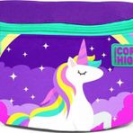 Coral High 22491 Kids Mor Su Yeşili Unicorn Desenli Bel Çantası