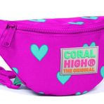 Coral High 22573 Kids Pembe Kalp Desenli Bel Çantası