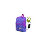 Coral High 23276 Kids Lavanta Flamingo Desenli Usb Şarjlı Kulaklık Çıkışlı Okul Sırt Çantası