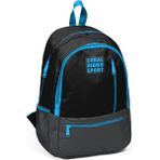 Coral High 23458 Sport Siyah Gri Üç Bölmeli Sırt Çantası Gri Siyah Okul Çantası