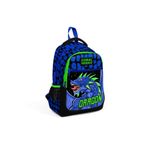 Coral High 23485 Siyah Saks Ejderha Desenli Sırt Çantası