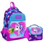 Coral High 23492 Unicorn Desenli Okul Çantası + Beslenme Çantası