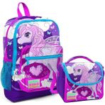 Coral High 23708 Unicorn Desenli Okul Çantası + Beslenme Çantası
