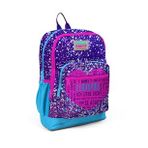 Coral High 23740 Mavi Mor Pembe Kalp Desenli Sırt Çantası