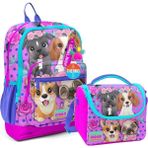 Coral High 23750 Köpek Desenli Okul Çantası + Beslenme Çantası