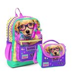 Coral High 23752 Köpek Desenli Okul Çantası + Beslenme Çantası