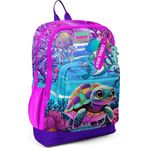 Coral High 23756 Kids Pembe Mor Kaplumbağa Desenli Okul Sırt Çantası